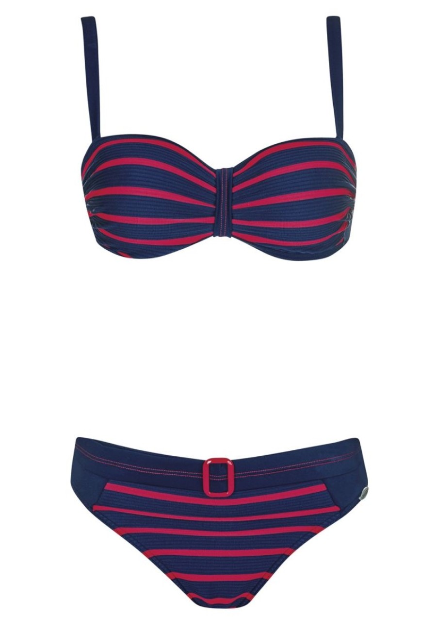 Hot Sunflair Sunflair Bikini Nachtblau/Rot