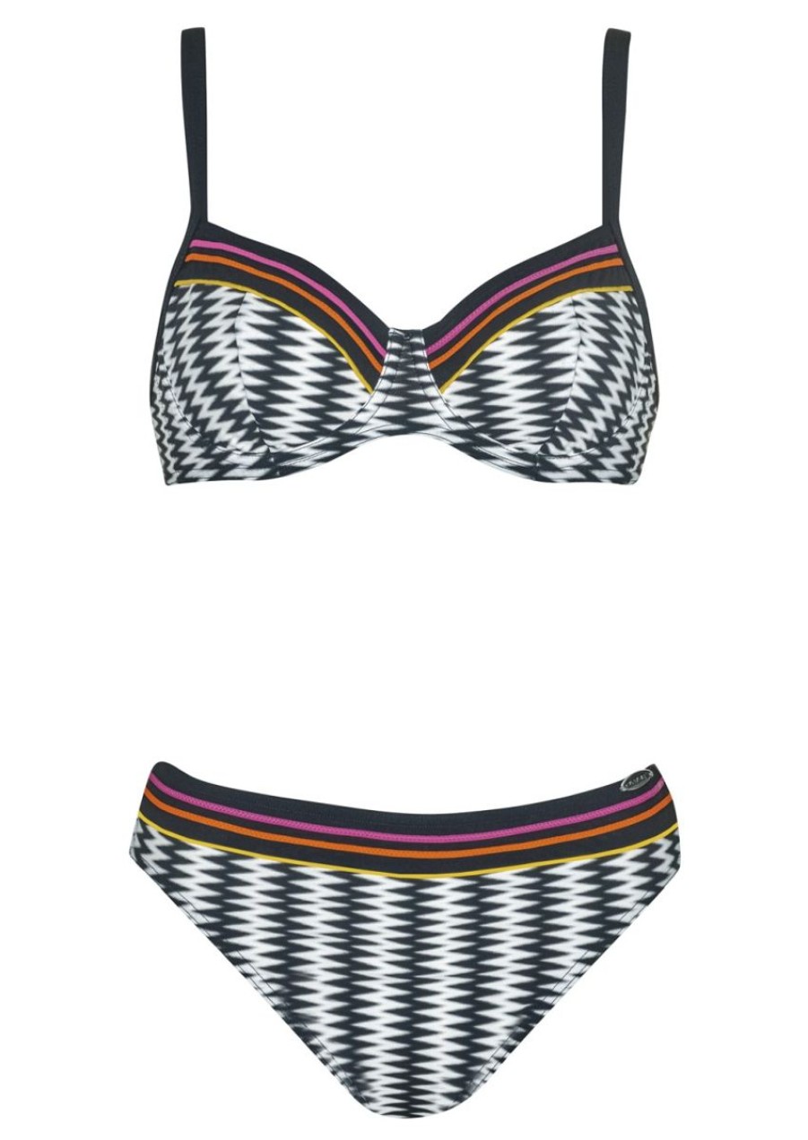 Hot Sunflair Sunflair Bikini Schwarz/Weiss